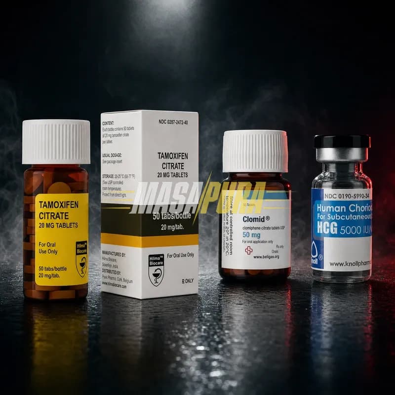PCT Protocol Complet Stack – Tamoxifen 20mg + Clomifen 50mg + HCG 5000 UI