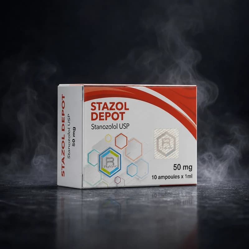 Stazol Depot 50mg/ml 10x1ml Fiole de la Raw Pharma