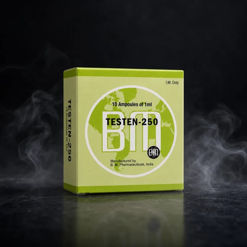 Testen-250 250mg/ml 10x1ml Fiole de la BM Pharmaceuticals