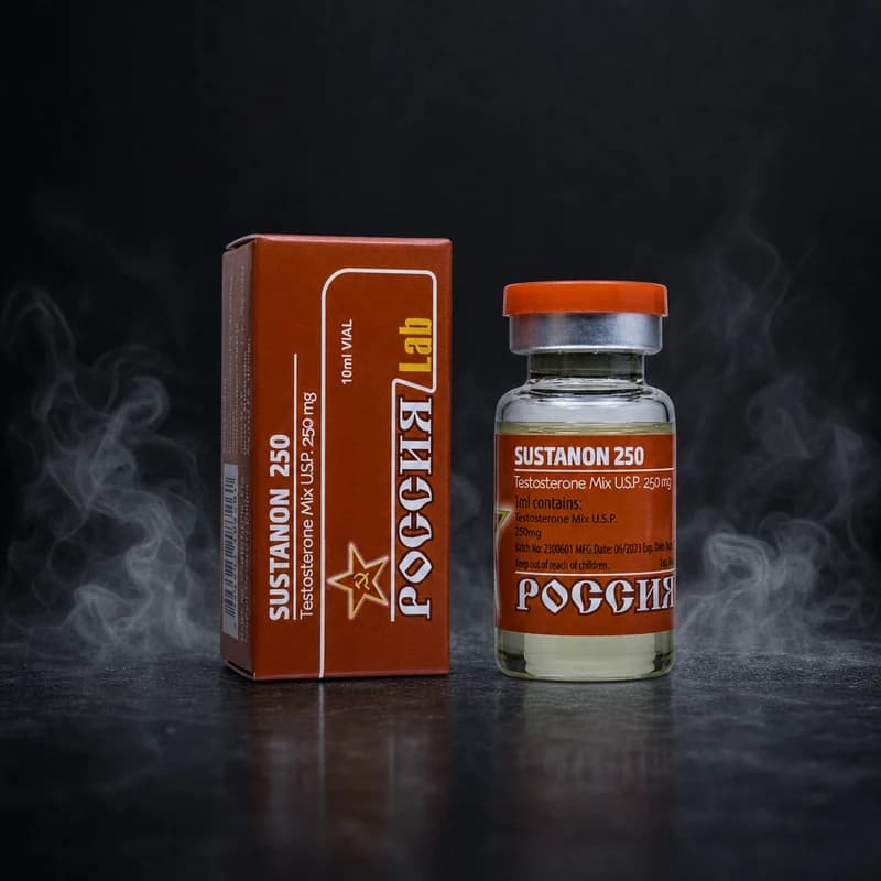 Sustanon 250mg/ml 10ml Vial de la Rossiaz Lab