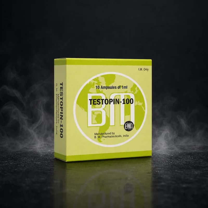 Testopin-100 100mg/ml 10x1ml Fiole de la BM Pharmaceuticals
