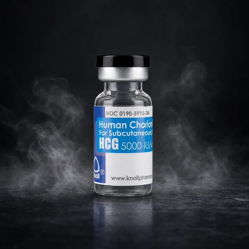 HCG 5000IU/amp 1 Ampolla de la Knoll Pharmaceuticals