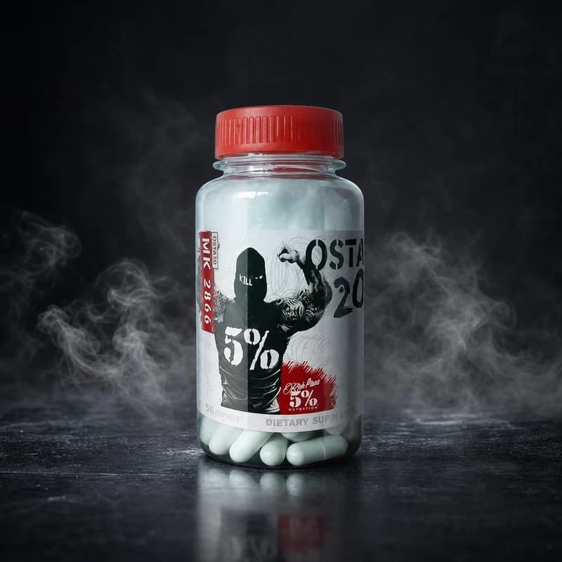 Ostarine 15mg/tab 50 Compresse de la Rich Piana 5% Nutrition
