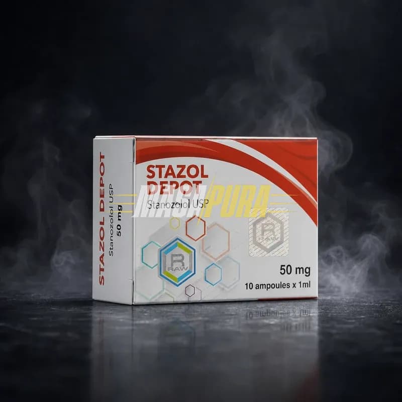 Stazol Depot 50mg/ml 10x1ml Fiole de la Raw Pharma