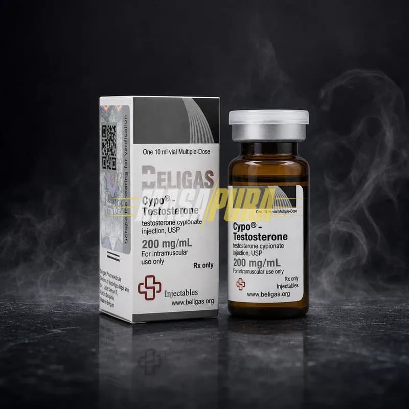 Cypo-Testosterone 200mg/ml 10ml Vial de la Beligas Pharmaceuticals