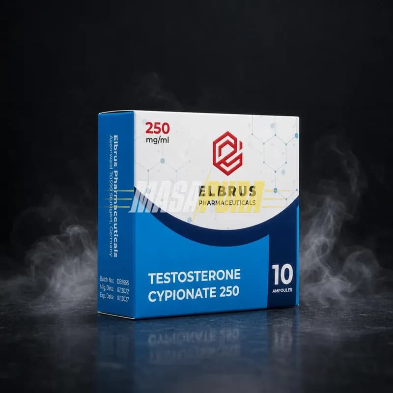 Testosterone Cypionate 250mg/ml 10x1ml Fiole de la Elbrus Pharmaceuticals