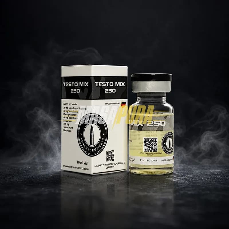 Testo Mix 250 250mg/ml 10ml Vial de la Military Pharma