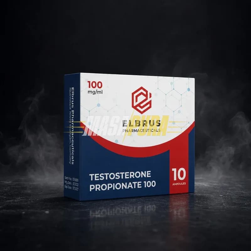 Testosterone Propionate 100mg/ml 10x1ml Fiole de la Elbrus Pharmaceuticals