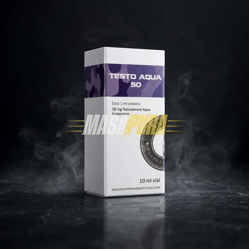 Testo Aqua 50 50mg/ml 10ml Vial de la Military Pharma
