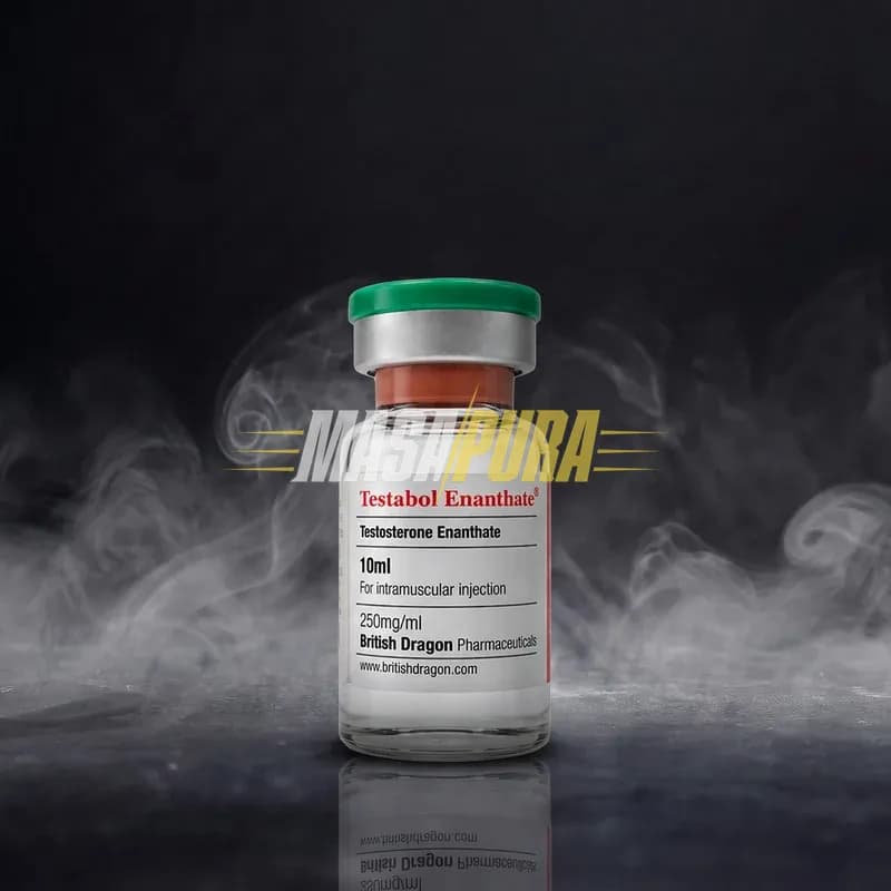 Testabol Enanthate 250mg/ml 10ml Vial de la British Dragon