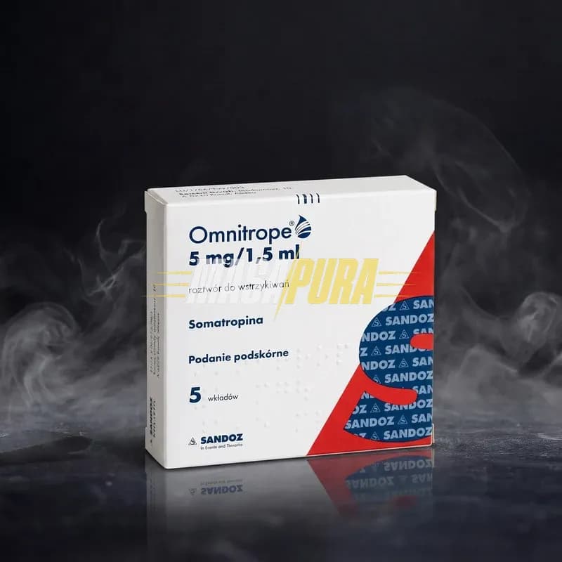 Omnitrope 75 IU 15iu/vial 5 Vials de la Sandoz